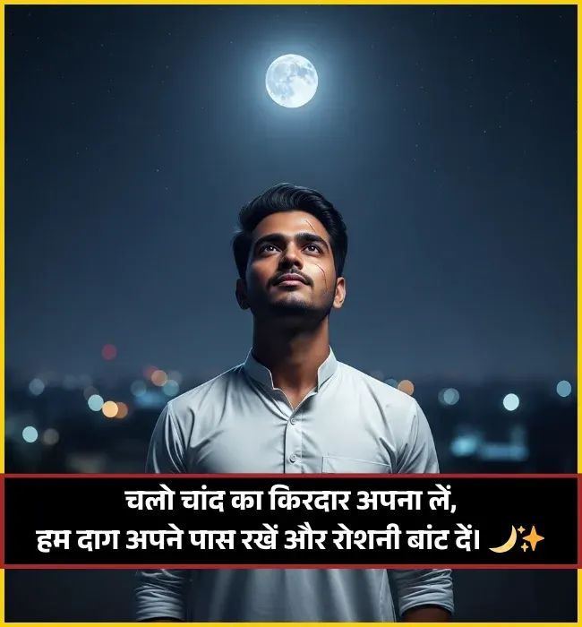 2 Line Chand Shayari
