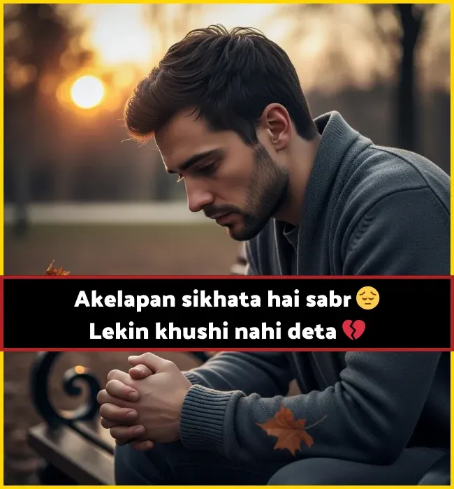 Akelapan Shayari in English Akelapan Shayari in English