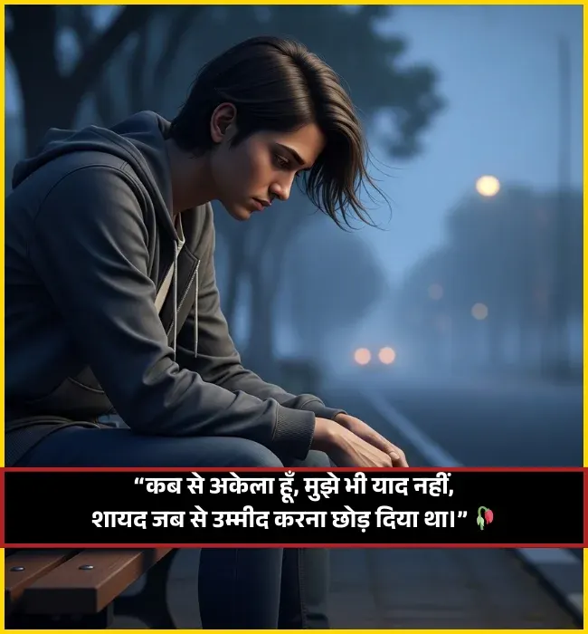 Alone Shayari