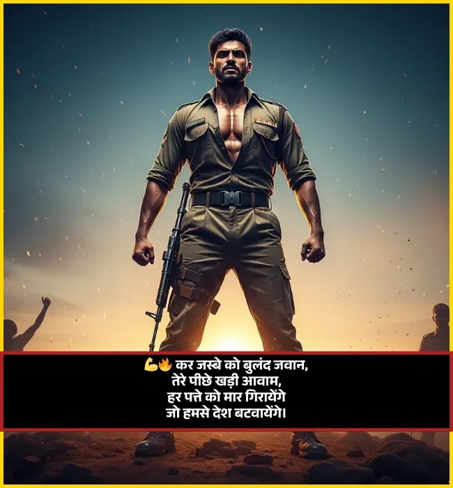 Attitude Desh Bhakti Shayari in Hindi