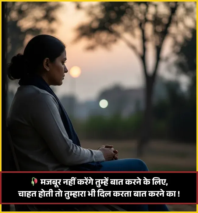 Baat Nahi Karne Ki Shayari