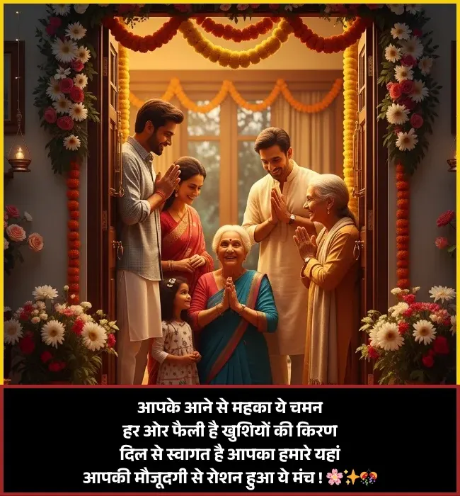 Comedy Welcome Shayari for Guest in Hindi