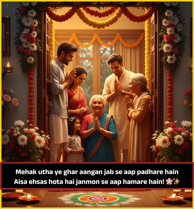 Guest Welcome Shayari in English