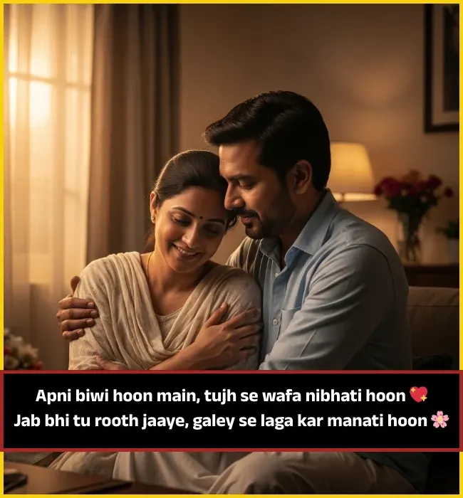 Husband Wife Shayari in English