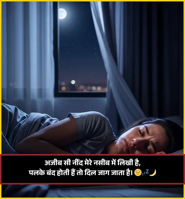 I Can't Sleep Shayari in Hindi I Can't Sleep Shayari in Hindi