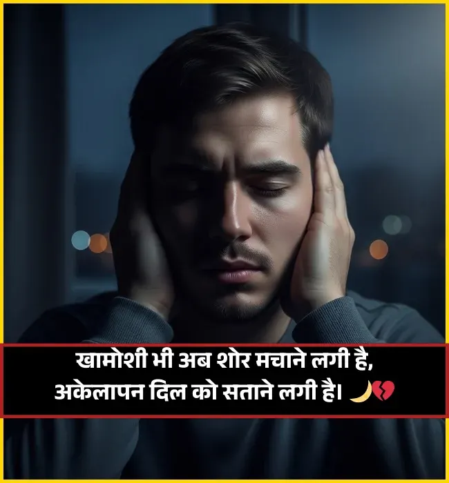 Khamoshi Akelapan Shayari in Hindi Khamoshi Akelapan Shayari in Hindi