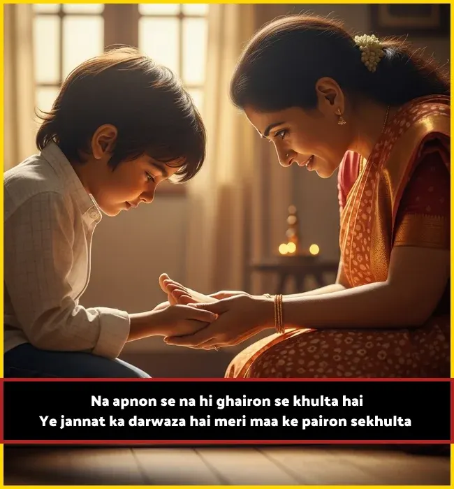 Maa Ke Liye Shayari in English