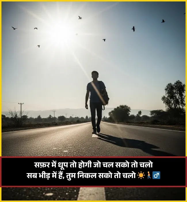 Safar Shayari in Hindi Safar Shayari in Hindi