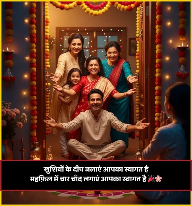 Script Welcome Shayari for Anchoring in Hindi